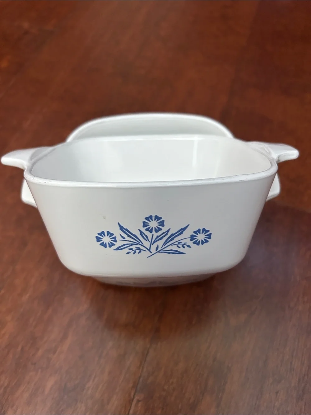 Set of 2 Vintage CorningWare Dishes Featuring the Iconic Blue Corn Pattern